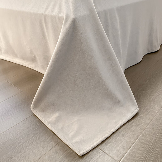 Antarctic quilt core + milk velvet four-piece set + pillow core Winter dormitory bedding and quilt complete set six-eight-piece set Baby blue + light gray 1.8m bed sheet seven-piece set = four-piece set + 6 Jin Jin equals 0.5 kg Quilt + pillow core 2 pieces