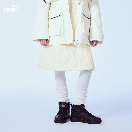 Puma (PUMA) Puma official authentic new style children and girls autumn and winter skirt casual sports style sweet and cool off-white 10301 130