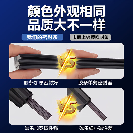 European and Liaoyindu commercial two-door four-door six-door refrigerator freezer magnetic seal strip door adhesive strip door seal universal display cabinet closure strip horizontal hotel kitchen refrigeration suction accessories horizontal freezer special white seal