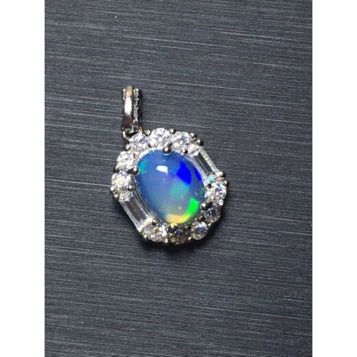 Everlasting Leaf Opal Necklace Opal Pendant Opal Colored Opal Necklace Natural Crystal 233