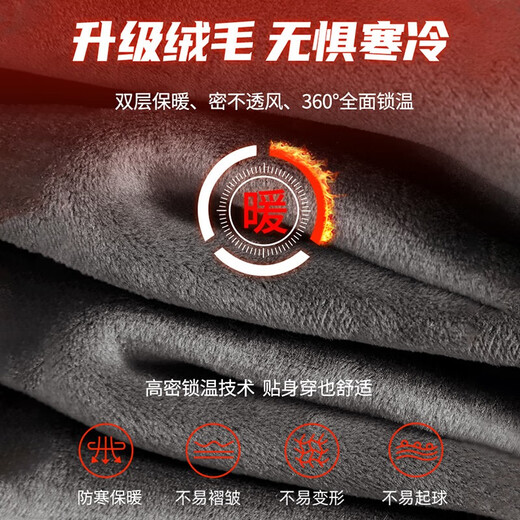 JEEP SPIRIT Jeep shirt men's long-sleeved autumn and winter velvet warm shirt men's loose versatile jacket casual top men's clothing