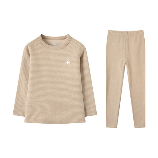 芬腾儿童保暖内衣含羊毛蚕丝磨毛内搭2025年新款女童秋衣秋裤套装