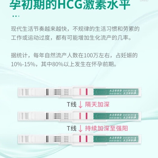 David's disposable paper test pen is accurate and fast with 5 crystals for early pregnancy
