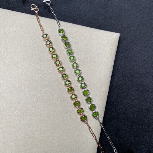 Junshi Quality Tourmaline Tanzanite Translucent Blue Moonlight Blue Ruby Emerald Aquamarine S925 Silver Inlaid 5 Tanzanite Bracelet