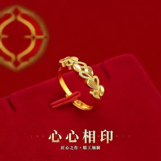 Money in Hand Ring Simulation Golden Ring Ring for Women, Time to Run Hand Jewelry Fashionable and Simple Gift for Girlfriend Money in Hand Ring