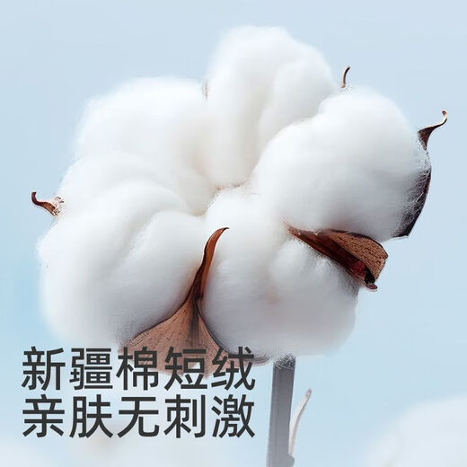 Plant Monologue face towel, pure cotton hanging face towel for pregnant women and babies, disposable thickened cotton soft towel, skin-friendly Xinjiang cotton face towel 600g extra large pack 2 large 0 stickers