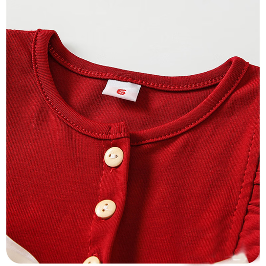 Pdmcms girls' clothes autumn and winter long-sleeved baby girl's one-year-old dress Chinese style hundred-day tutu skirt princess skirt full moon dress red butterfly skirt gauze skirt long sleeve 90 yards