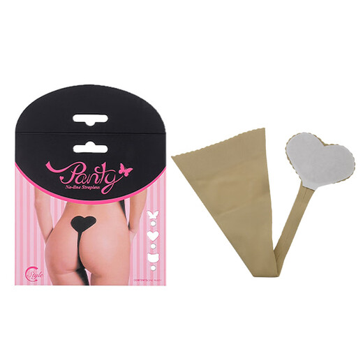 Pickup Cat Sexy Underwear New Self-adhesive Seamless Breathable C-string Pants Women's G-string Pants Men's Invisible One-piece Ice Silk C-Pants Skin Color Love Model Boxed S