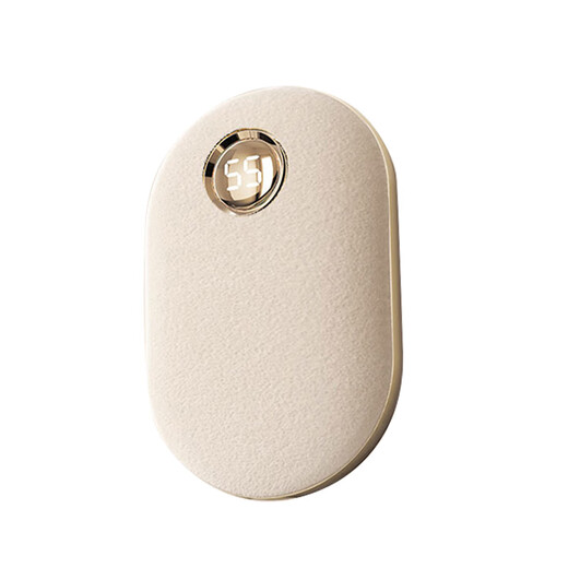 German hand warmer power bank two-in-one girl hand warmer artifact student portable small explosion-proof winter self-heating beige 6000M skin-friendly smooth coating double-sided hair