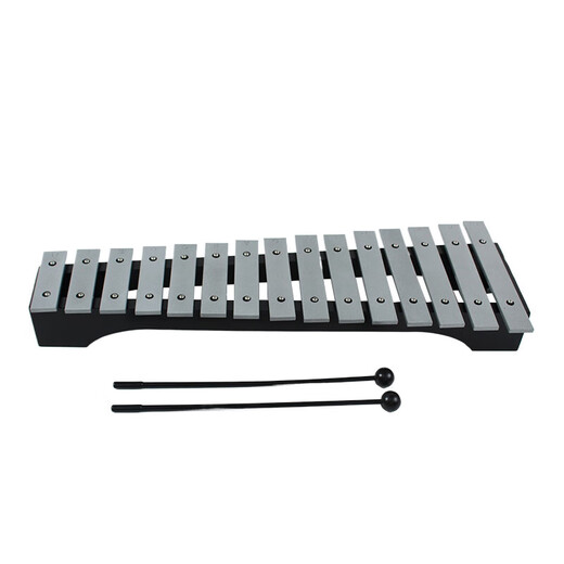 钢片琴钟琴32音37音铝板琴马林巴木琴打琴敲琴打击乐器奥尔夫 Y15音敲琴-红色木琴(音准已调音)