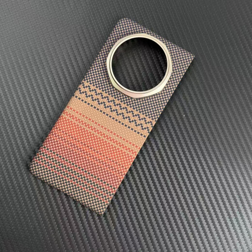 Huawei (HUAWEI) original quality center-axis model Honor Magic V5 front frame Kevlar folding screen mobile phone case fine lines 600D Honor magic V5 single back cover center-axis magnetic suction Galaxy* silver gray circle + magnetic suction