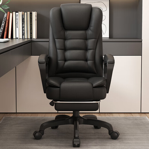 SGMW computer chair, home office chair, boss chair, high-end home chair with footrest, lunch break chair, ergonomic swivel chair