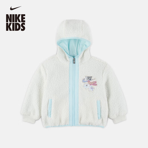 Nike (NIKE) toddler knitted sherpa jacket winter boys soft stacked embroidered jacket NIKE IQ9994