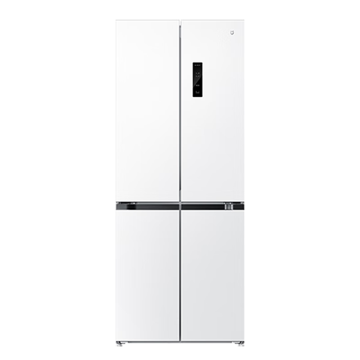 Xiaomi 436L cross-fold four-door refrigerator ultra-thin flat-embedded zero-embedded household first-class energy efficiency variable frequency air-cooled frost-free refrigerator BCD-436WMBI Mijia refrigerator 436L cross