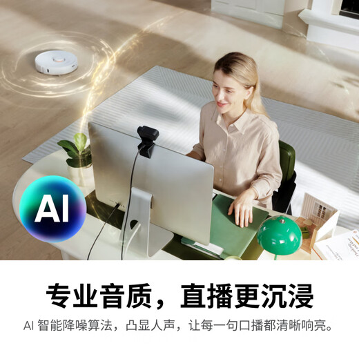 Insta360 Link 2C Host Version AI Smart 4K Live Camera HD Beauty Computer Live Broadcast Equipment Graphite Black Standard Set