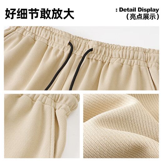 JEANSWEST Thickened Twill Straight Pants Plus Velvet Heavyweight Sweatpants Men's 2025 Autumn and Winter Loose and Versatile Sports Casual Pants Warm Pants Khaki Sunshine Wheat Black_K M