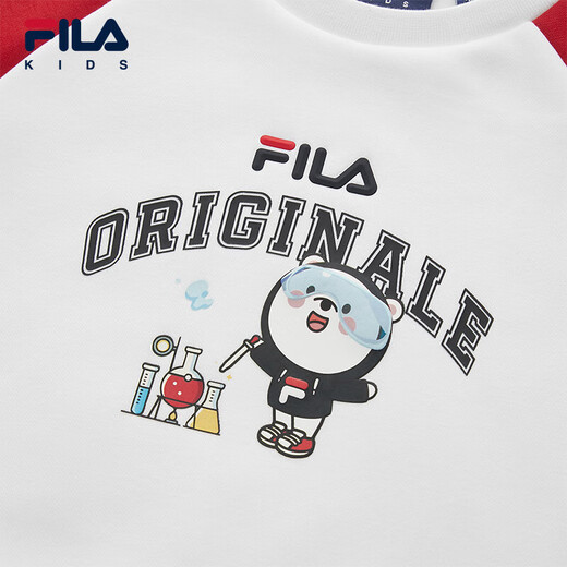 FILA FILA children's sweatshirt 2025 winter boys' fleece top