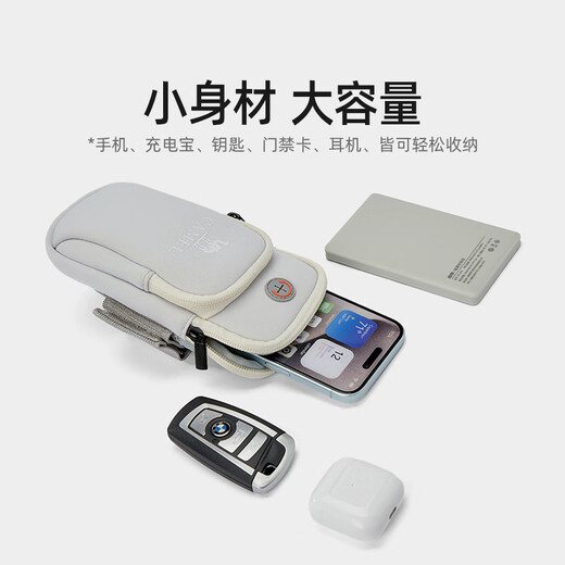 Camel (CAMEL) running mobile phone arm bag for men and women, arm storage bag, wrist bag, arm bag, sports outdoor mobile phone bag A9W3YD112B, Jungle Hummingbird