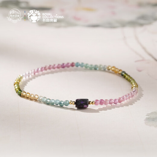 Potala Palace's Orphan Tourmaline Shuju Lai 18K Gold Bracelet Women's High-end Transfer Bead Bracelet Birthday Gift for Girlfriend