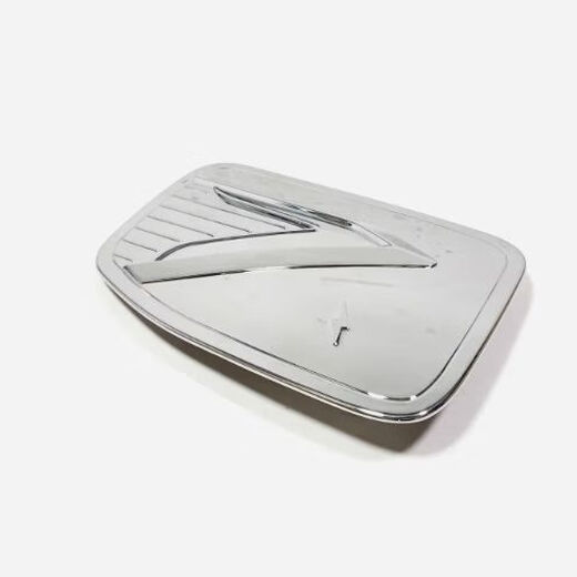 Litian is suitable for 2526 Xiaopeng P7 steering wheel modified glass switch rearview mirror cover, rear anti-kick fuel tank cover, right charging port cover electroplating