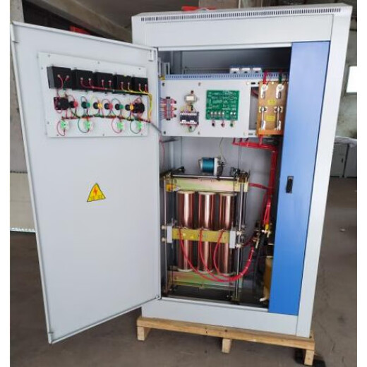 Three-phase 380v voltage regulator high power 30/40/60/100/120KW elevator laser voltage regulator power supply SBW-400KVA