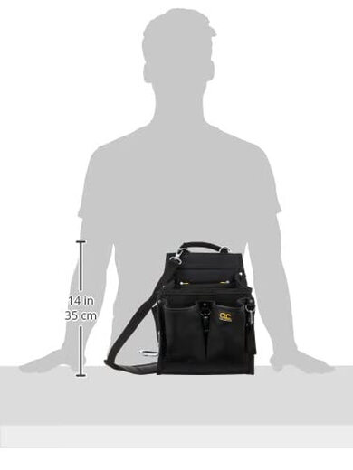 Custom Leathercraft 5508 Prof Electricians Tool Pouch 20 Pockets