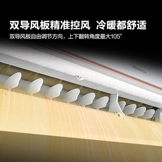 Hisense Big Mint Air Conditioner Easy Power Saving Ultra Large 1.5 HP On-hook AI Power Saving Comfort Wind Double Wing Customized Wind New Level Energy Efficiency KFR-35GW/A330UPro-X1