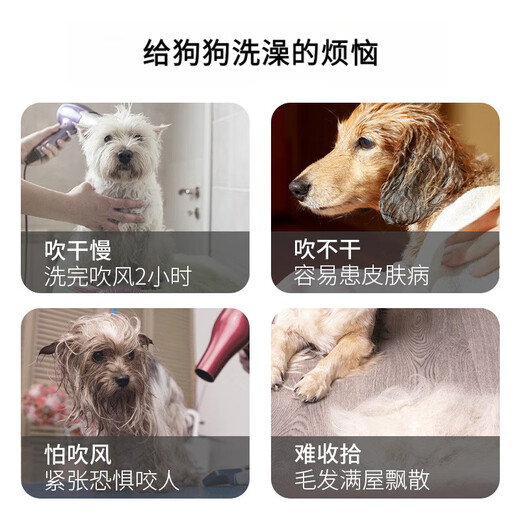 Spring Koi and Autumn Carp Pet Drying Bag Dog Golden Retriever Bathing Medium and Large Dog Household Fully Automatic Hair Drying Box Artifact Hair Dryer 2XL Size 95CM Length Weight 60-100 Jin Jin equals 0.5 kg