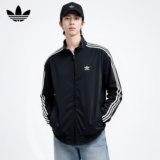 Adidas Clover Series Herren WOVEN FBIRD TT Woven Jacke KB2466 Schwarz M