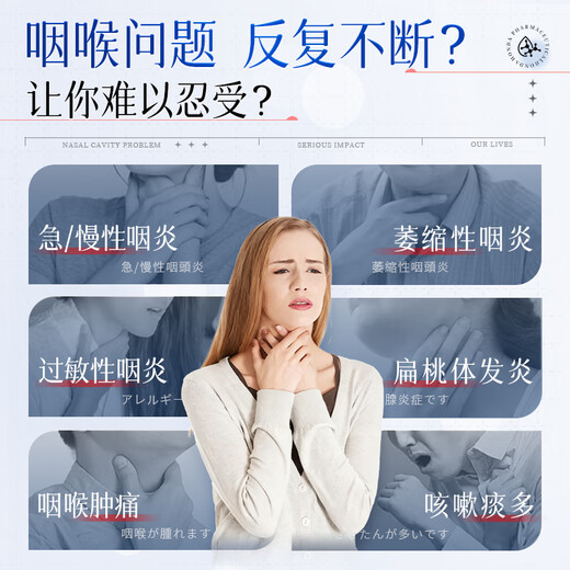 Honda Pharmaceutical Chronic pharyngitis, phlegm and cough, dry and itchy throat, dry cough, foreign body sensation, pharyngitis special spray box