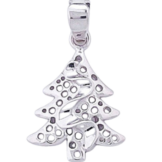 Beijing Gold Trading Center Co., Ltd. Platinum Pendant Wishing Tree Christmas Tree Pendant as a Gift for Your Girlfriend, About 1.05g