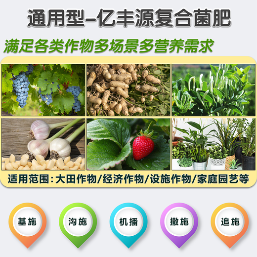 Yifengyuan Bio Organic Inorganic Compound Fertilizer for Fruit Trees, Tea, Succulent Tomatoes and Potatoes, Fertilizer for Flowers and Potted Plants, General Purpose for Underground Fruit, Tea, and Special Fertilizer for Fruits and Vegetables 500g (Genuine licensed goods, original packaging, large quantity, preferential treatment, contact customer service)