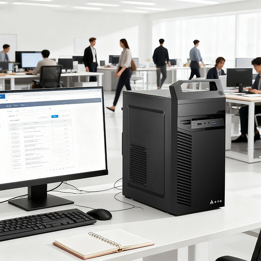 AMD Ryzen R5 5600GT/5700G/ Office gaming desktop assembly computer host complete machine DIY assembly machine monitor all-in-one office machine R7 5700G+16G+1TB丨with three single hosts