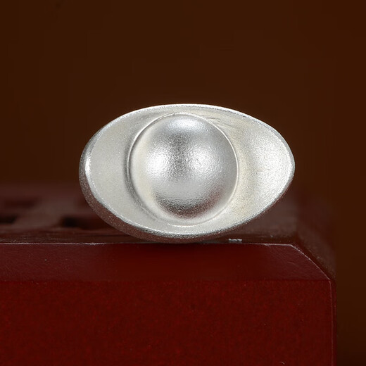 Taiguang Silver Building Silver Ingot Solid Silver Ingot 9999 Pure Silver Investment Collection Ornament Frosted