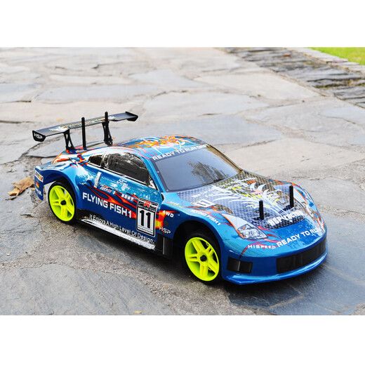 ZIFAN remote control off-road vehicle four-wheel drive fuel 22 high-speed oil motor vehicle drift car racing flat running model children's electric vehicle standard with remote control