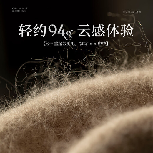 Siggi autumn and winter fisherman hat women's wool hat fashion versatile bucket hat plus velvet warm basin hat camel