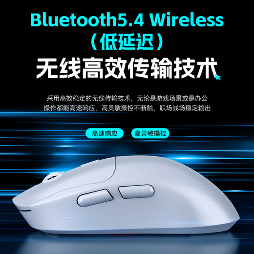 索盈优选商品【TP榜第一名】鼠标无线有蓝牙游戏电竞专用人体工学静音办*及时发货 玫瑰红轻量化设计丨电竞芯片丨超*及时发货