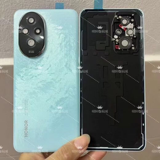 Honor is suitable for 200 original glass back cover ELI-AN00 Honor 200Pro disassembled rear case battery cover back case Honor 200Pro original disassembled 99 new back cover velvet black