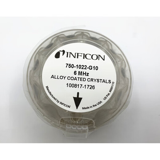 Crystal oscillator INFICON crystal oscillator INFICON optical coating crystal 750-1028-G10/10 pieces