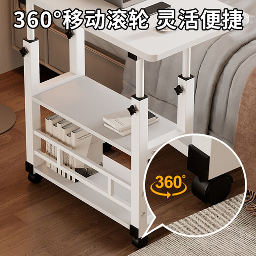 Jiuqiangu small apartment computer desk desktop home bedroom table simple work study notebook removable desk