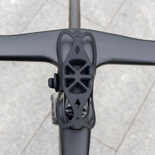 GUB Silicone Mobile Phone Strap Road Bike Mobile Phone Holder Cycling Navigation Bracket Bicycle Mountain Bike Handlebar Integrated Handlebar P9 Black