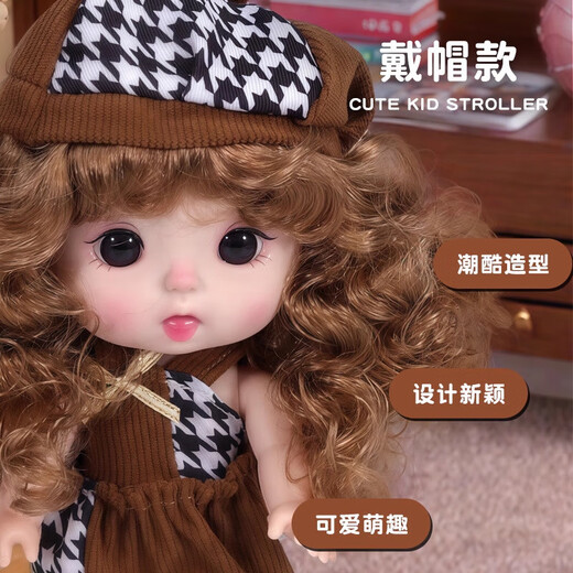 Doll Toy Girl 2025 New Elsa Princess Simulation Play Cart Children 3 Years Old and 4 Dress Up Set Pink Stroller + Pink Baby