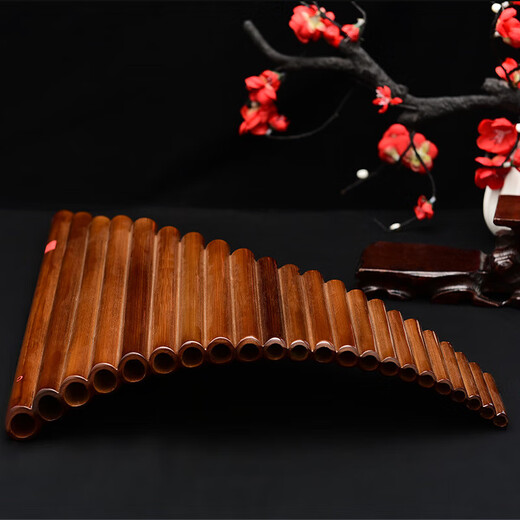 Beginner 8-22-pipe panpipe national musical instrument popular New Year gift training teaching students beginner panpipe ordinary C key 15-pipe