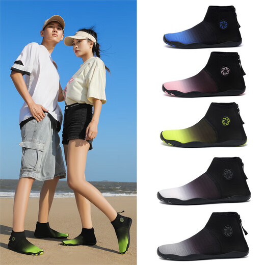 2025 summer couples new casual sports fitness yoga shoes outdoor wading breathable hiking beach shoes G211 gray 43