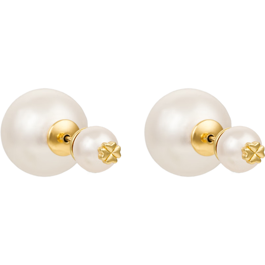 Fellala (fallala) double-sided pearl earrings, high-end, light luxury imitation pearl earrings, earrings, gifts for best friends and girlfriends during festivals, same style in shopping malls