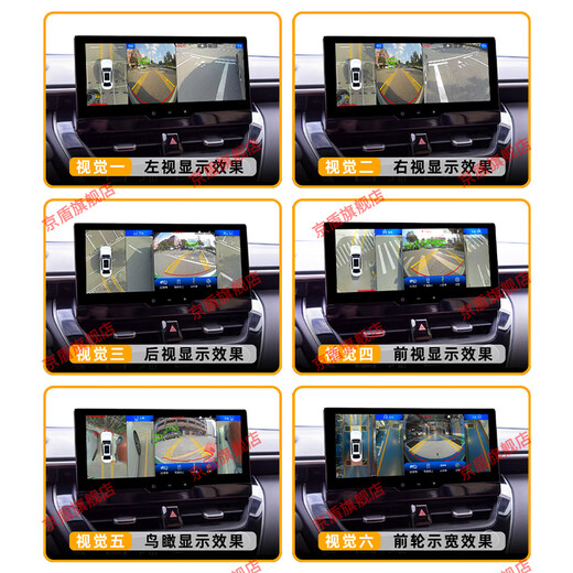 京盾适用东风标致408 508 308 4008 5008 720度360全景影像系统全车 08-24 25 26款雪铁龙天逸 语音+AI雷达 720度汽车行车记录仪加装倒车高清