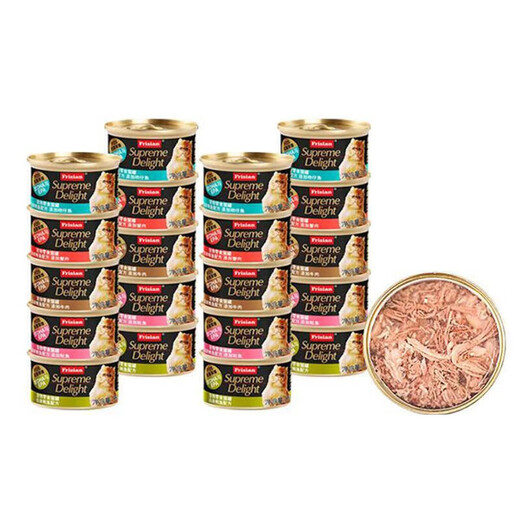 LISM R&F fresh cat cans imported from Thailand, canned white meat cat snacks, wet food for young cats, hydrating, fattening and hair growth, full box. The store manager now has mixed flavors * 24 cans