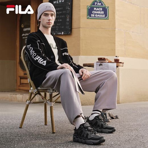 FILA Panini Men's Shoes Sports Shoes 2025 Autumn New Basketball Shoes Casual Shoes Bread Daddy Shoes