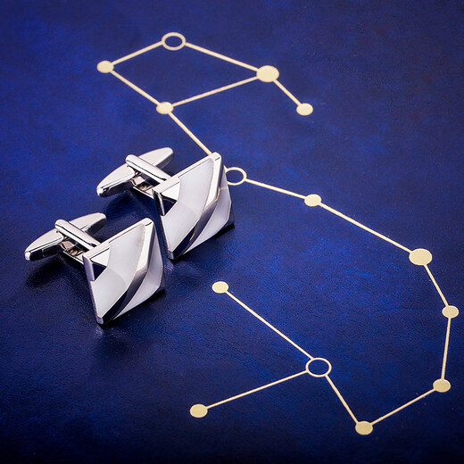 KFLK men's cufflinks, French cuff nails, shirt metal cuff nails, high-end shirt buttons, business gift cuff buttons, white