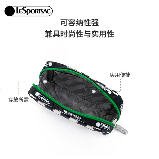 LeSportsac new bag women's bag TRENDY trendy printed cosmetic bag casual clutch bag for girls gifts checkerboard